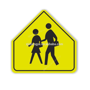 Imagen en relieve americana, información, cuidado, señales de tráfico peatonales - Product Image 2