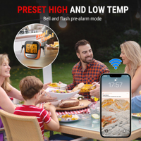 ThermoPro TP902 Thermomètre numérique sans fil pour barbecue, fumoir, cuisson de la viande, aliments, barbecue avec sondes en acier inoxydable