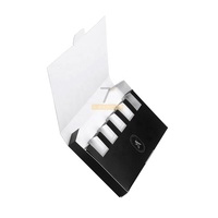 5 Trous Flacon De Parfum Bouteilles Paquet Boîte Personnalisé Noir Papier Vide Huile Essentielle Parfum Échantillon Kit boîte