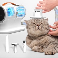 Ensemble d'appareils de toilettage intelligent pour animaux de compagnie, adapté au rasage, au nettoyage, divers chats, chiens, animaux de compagnie de grande, moyenne et petite taille, éliminateur de poils