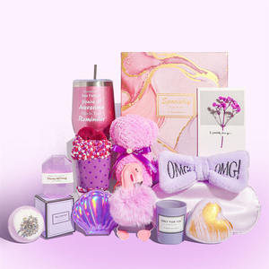 Juego <span class=keywords><strong>de</strong></span> regalo <span class=keywords><strong>de</strong></span> cumpleaños <span class=keywords><strong>de</strong></span> Best Friend para mujer, caja <span class=keywords><strong>de</strong></span> regalo <span class=keywords><strong>de</strong></span> baño <span class=keywords><strong>de</strong></span> <span class=keywords><strong>Spa</strong></span> transfronteriza con antifaz y vela <span class=keywords><strong>de</strong></span> aromaterapia, recuerdo - Product Image 1