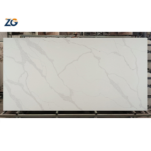 ZGSTONE chino Jumbo tamaño grande blanco Calacatta pulido Artificial <span class=keywords><strong>cuarzo</strong></span> piedra losas <span class=keywords><strong>cocina</strong></span> encimera placa <span class=keywords><strong>de</strong></span> mármol - Product Image 4