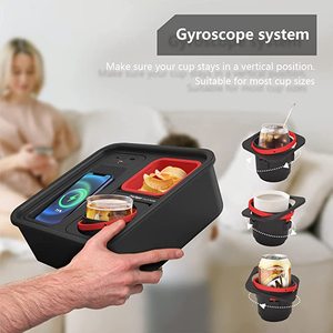 Sofá múltiple Sofá Buddy Sofá consola Snack Box Material PP 10000mAh Banco de energía Estación de carga - Product Image 3