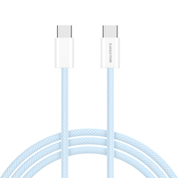 Câble de charge USB-C 60W pour iPhone 14 13 12 11 Pro Max iPad, charge rapide 3A, 1M, pour câble de données