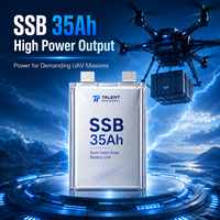 Cellule de batterie semi-solide ultra-légère 320Wh/kg 35Ah, 1000+ cycles, cellule NCM en pochette pour drone industriel UAV