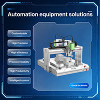 Robot de distribution à double caméra haute productivité, distributeur de colle automatique industriel stable