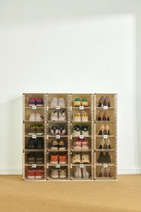 Antbox รองเท้าพับได้เกรดสูงพร้อมกล่องรองเท้าขายส่งรองเท้ากล่องพลาสติกเก็บของโปร่งใส Hyper Ko รองเท้ามวย - Product Image 2