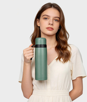 Set Termos Yerba Mate 850ml dengan Cangkir Mate Stainless Steel, Kit Mate Vakum Dinding Ganda untuk Mate Argentina