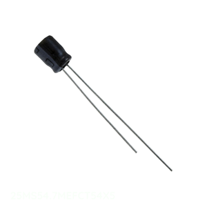 ตัวแทนจำหน่ายอย่างเป็นทางการ 25MS54.7MEFCT54X5 คาปาซิเตอร์อะลูมิเนียม 4.7UF 20% 25V แบบขาเสียบผ่านรู 4.7 ยูเอฟ - Product Image 1