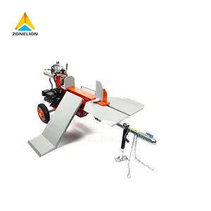 High quality fire wood processor hydraulic firewood processor machine log splitter forestry machinery with CE certificate