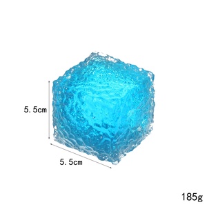 Jouet anti-stress en caoutchouc Xc Ice Cube Maltose Honeycomb Pyramid Grass Ball pour les jeunes de sexe unisexe - Product Image 5
