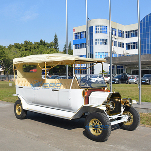 Voiture électrique vintage de haute qualité, voiture de tourisme rétro, trois rangées, 8 sièges, voiture classique de luxe - Product Image 3