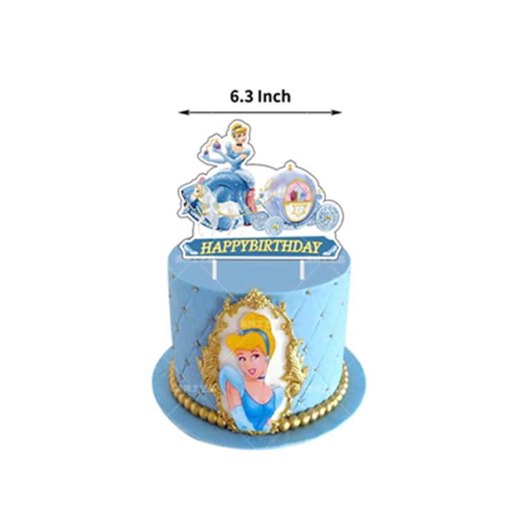 Décorations Anniversaire Cendrillon Complète | Set Ballons Guirlande Nappe Toppers Gâteau