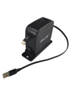 Bobine de câble rétractable haute vitesse à succès commercial, enrouleur de cordon automatique pour charge de téléphone DYH-1707, bobine de câble USB-C