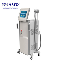 PZ לייזר רפואי CE מאושר 3 אורך גל 755nm 808nm 1064nm דיודה לייזר שיער הסרת יופי מכונות עם גרמניה לייזר
