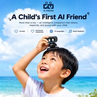 Mainan Robot Pintar Aimi AI, Teman Berbicara dengan Fitur Bercerita, Pembelajaran Suara untuk Anak, Pembelajaran di Rumah, Robot Latihan Suara Ia