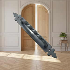 Manija de Puerta de <span class=keywords><strong>Hierro</strong></span> Fundido de Diseño Antiguo Europeo en Oferta, para Uso en Exteriores de Villas, Estándar Europeo - Product Image 1