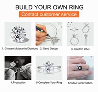 MSR-1940 or 18 carats 3ct E VS1 taille poire laboratoire cultivé diamant émeraude bague de fiançailles personnalisée exposition bijoux pour femme mariage IGI