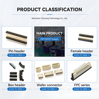 2,5mm 2 3 4 6 Pin Kabelbaum Wafer-Gehäuse Terminal PCB-Steckverbinder