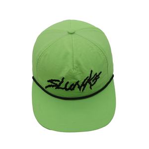 Gorra de campamento de nailon de secado rápido y transpirable al por mayor, gorra impermeable de 5 paneles sin estructura para correr con cierre a presión - Product Image 5