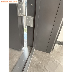 Thiết kế tối giản hợp kim nhôm sơn tĩnh điện mở cửa bên cho biệt thự ăn uống với bảo hành 5 năm - Product Image 6