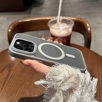 Coque de téléphone portable magnétique mate populaire avec recharge sans fil pour iPhone 18 17 16 15 14 13 12 11 Pro Max