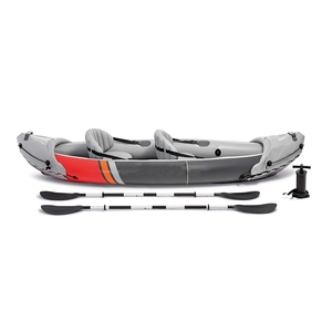 Kayak Inflable para Adultos, Paquete de Pesca, Kayak Inflable para 2 Personas con Remos de 86 Pulgadas de Largo y Bomba de Aire Incluidos - Product Image 1