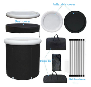 Baignoire de récupération par cryothérapie portable, durable et pliable pour adultes, en PVC gonflable, pour salle de bain - Product Image 2