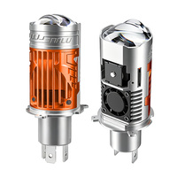 Accessoires de voiture, phares LED faciles à installer, ampoule de phare à lentille de projecteur mini bi-LED H4 pour voiture universelle