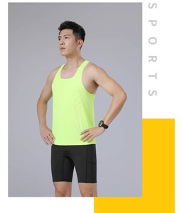 <b>Men</b> Women Lightweight Running Singlet Solid Breathable Tank Tops Custom logo Unisex Sports <b>Vest</b> Seamless Marathon Singlets - Product Image 3