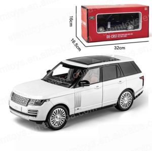 Modellino <span class=keywords><strong>Auto</strong></span> Range <span class=keywords><strong>Rover</strong></span> in Lega Pressofusa Scala 1:18 con Licenza Ufficiale Mini Car in Metallo con Funzione a Retrocarica Luci e Suoni per Bambini - Product Image 2