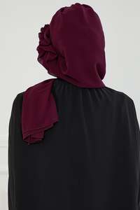 MOTIVE FORCE Bonnets et turbans instantanés en mousseline <span class=keywords><strong>de</strong></span> qualité supérieure pour femmes, avec accessoire floral unique - Product Image 4