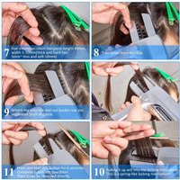 Nouveau produit Machine d'extension de cheveux 6d de troisième génération Outils à bas prix Machine d'extension de cheveux pour extension de cheveux 6D USA