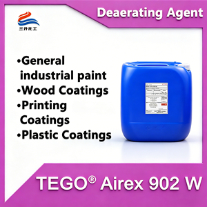 สารเติมแต่งเคลือบผิว TEGO <span class=keywords><strong>Airex</strong></span> 902 W สำหรับการเคลือบผิวแบบน้ำ สารลดฟองซิลิโคนสำหรับหมึกยูวี ช่วยขจัดฟองไมโคร - Product Image 1
