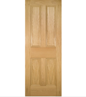 Portes en bois massif ignifuges avec design moderne à plat pour usage intérieur commercial, résistantes au feu