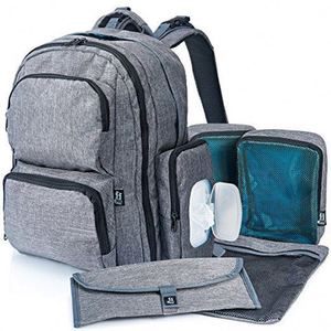Échantillon gratuit : Grand sac à langer multifonction avec matelas à langer intégré, sac à dos de voyage pour bébés - Product Image 2