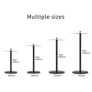 Müze, Havaalanı, Otel için Taşınabilir 1000mm Galvanizli Kalabalık Kontrol Direği Bariyeri Kuyruk Sütunu - Product Image 6