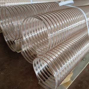 55Mm 60Mm 80Mm 100Mm Linh Hoạt PU Dây Thép Ống Ống Dẫn Ống Cho Lá Chân Không - Product Image 1