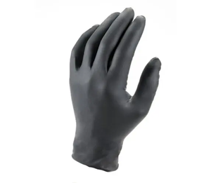 5mil 4mil Hoge Kwaliteit Vingertextuur Tattoo Handschoenen Roze Zwart Blauw Aangepast Logo Poedervrij 100% Nitril Handschoenen - Product Image 5