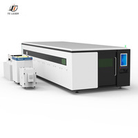 Máquina de Corte Láser de Fibra CNC con Mesa Intercambiable 8020, Certificación CE, Enfoque Automático y Función Sky Eye