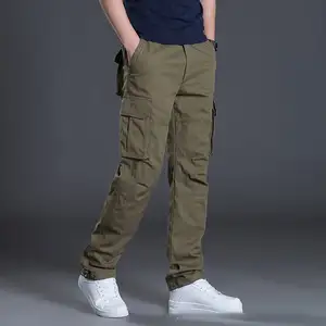 Herren Cargo Pants Herren Casual Multi Pockets Große Hosen Herren Outwear Straight Winter Pants Hosen