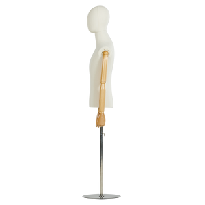 <span class=keywords><strong>Mannequin</strong></span> homme pour robe de torse de mode <span class=keywords><strong>Mannequin</strong></span> de <span class=keywords><strong>couture</strong></span> réglable à la main en bois - Product Image 3