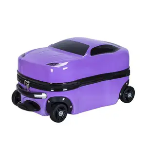 Factory Kids Riding Children 3D Scooter Suitcase Travel Trolley Bag Spinner Luggage Suitcase Rolling Truck for Kids