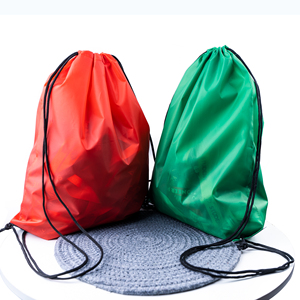 Custom Logo Cartoon Folding Waterproof Polyester Drawstring Sports Backpack Lightweight Promotional Gift Bag
