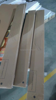Wandmontage aluminium intrekbaar opbergrek rechthoekig enkelvoudig badkamer handdoeken kleding droogrek