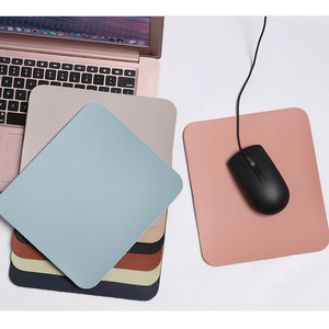 Leather office desk <b>mouse</b> pads, cross-border office desk mats, gaming mats, and PU laptop mats with custom patterns. - Product Image 1