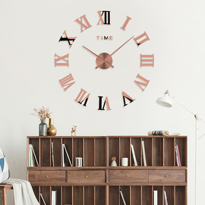 Reloj de <span class=keywords><strong>pared</strong></span> 3D DIY, <span class=keywords><strong>grandes</strong></span> decorativas <span class=keywords><strong>pegatinas</strong></span> de <span class=keywords><strong>pared</strong></span>, relojes de espuma + espejo acrílico + reloj de aluminio EVA <span class=keywords><strong>para</strong></span> sala de estar, arte <span class=keywords><strong>para</strong></span> el hogar de 10CM - Product Image 6