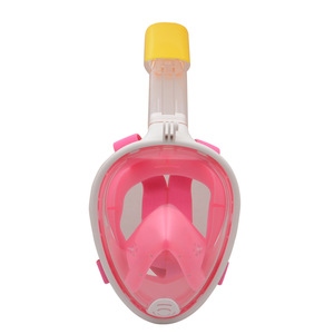 Máscara Facial Completa con Lente de Policarbonato de Una Ventana, Silicona Líquida, para Niños, Snorkel, Deportes Acuáticos, 6+, Universal, Totalmente Seca - Product Image 2
