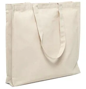 KAISEN Promotional Recycled Customize Printed Canvas Cotton Tote Bags Cotton Bag Canvas Bags With Custom Printed Logo