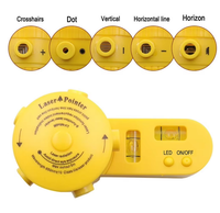 Niveau laser LV06 Règle de niveau domestique quatre en un, règle laser avec trépied rotatif et chargeur de fil